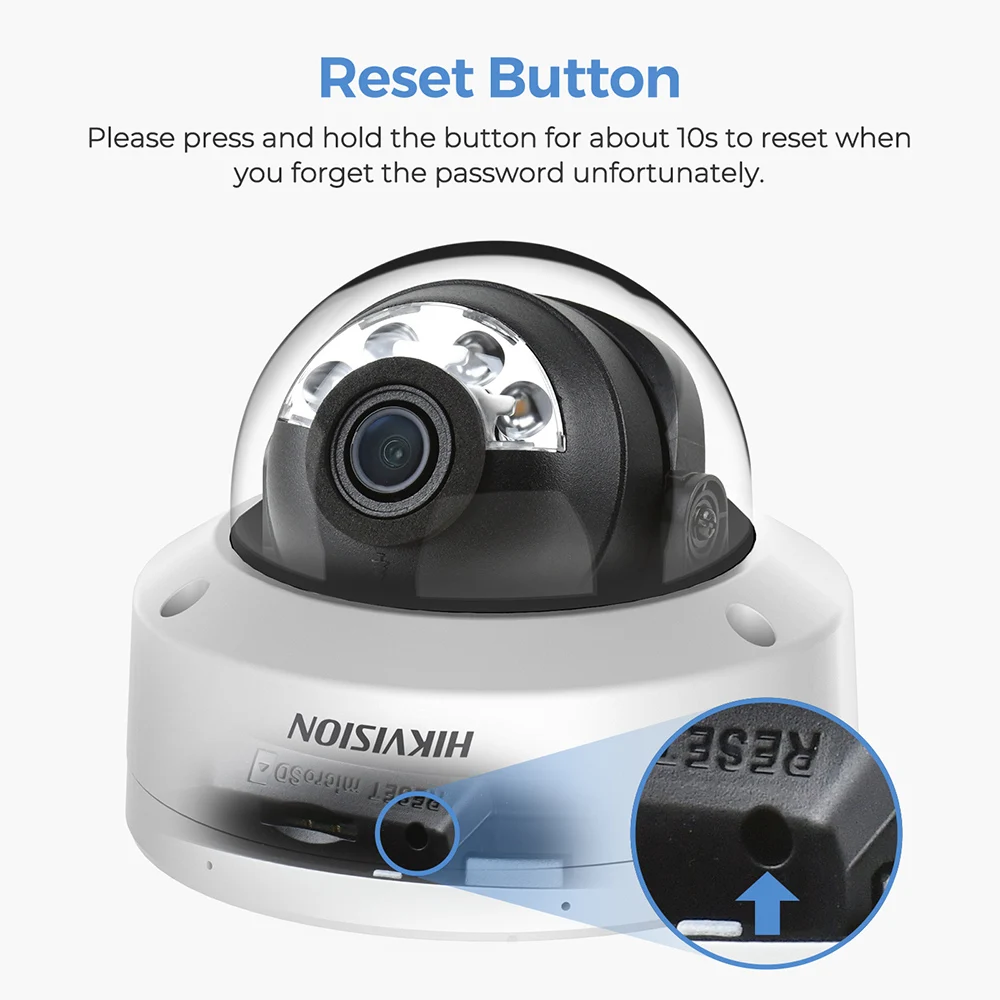 Hikvision DS-2CD2143G2-LIS2U 4MP Smart Hybrid Light IP Camera Human Vehicle Detection IR ColorVu Night Vision Built in Mic