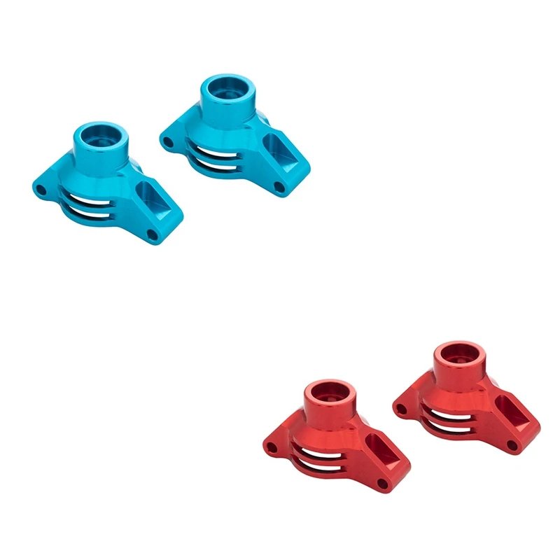 2 Stuks Aluminium Achter Knuckle Armen Rechtop Hub Carrier Voor Tamiya TT02 TT-02 Rc Auto Upgrade Onderdelen Accessoires