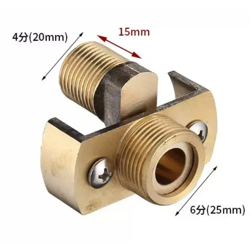 Universal angled joint shower showerhead faucet mixing valve special eccentric extended curved foot conversion accessory