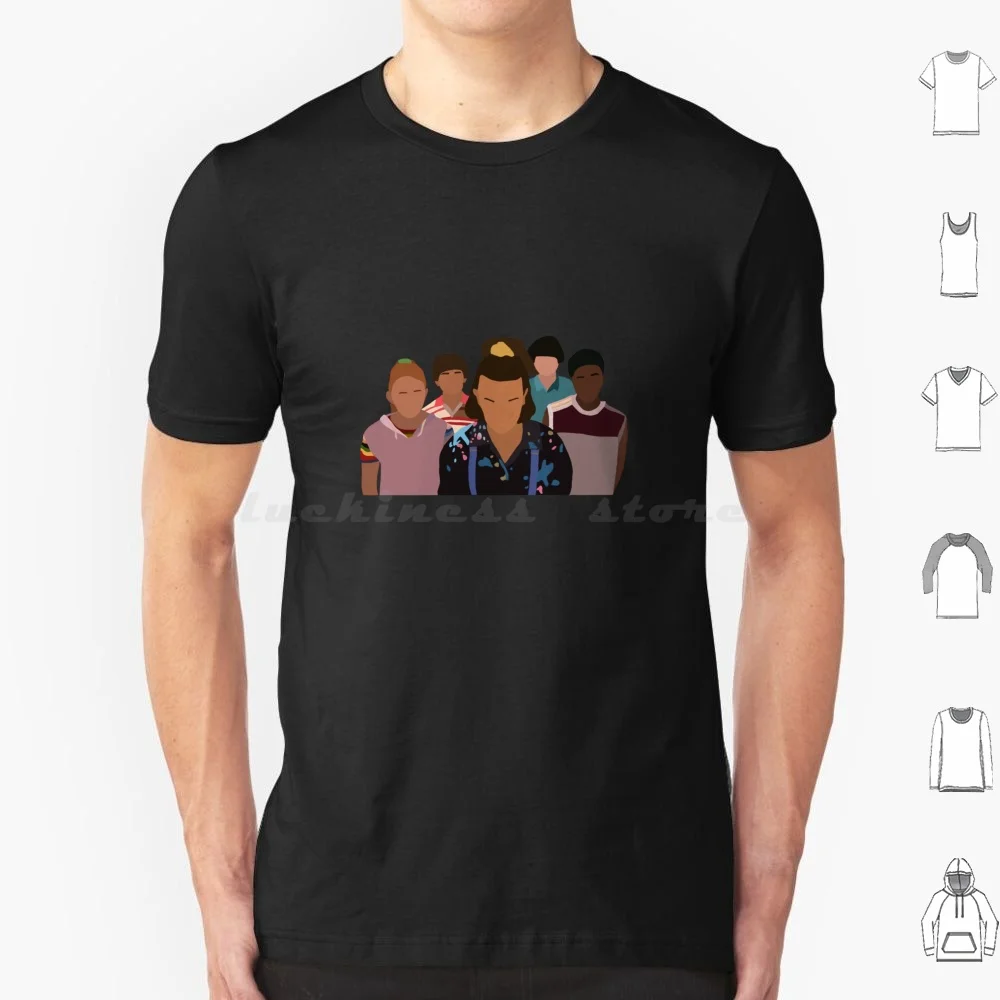 T Shirt Men Women Kids 6xl Eleven Netflix Dustin Mike Demogorgon Hawkins Lucas Upside Down Steve Steve 2 80s Mike Wheeler Tv