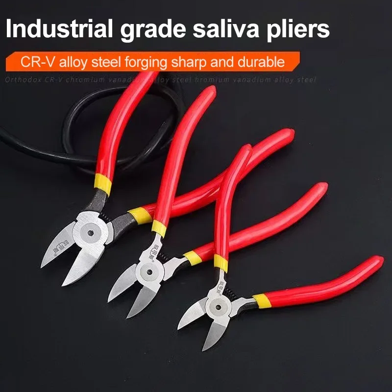 YLONDAO Plastic Nippers Diagonal Cutting Pliers Cutting Cable Cutter Diagonal Pliers Super Hard Wire Cutters Hand Tool