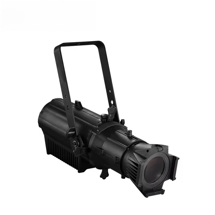 Foco Leko LED Blanco 300W – CCT 3000-5600K, Silencioso DMX para Iglesia, Teatro y TV