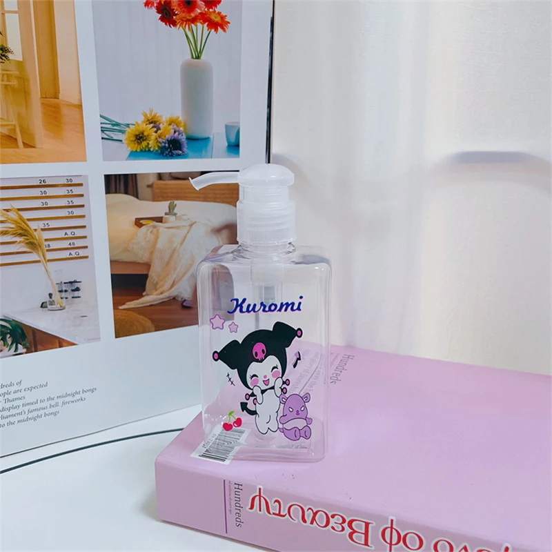 200Ml Hello Kitty Sanrio Separate Storage Bottle Kuromi Melody Anime Kawaii Purin Dog Kittys Xo Summer Cartoon Cosmetics Spray