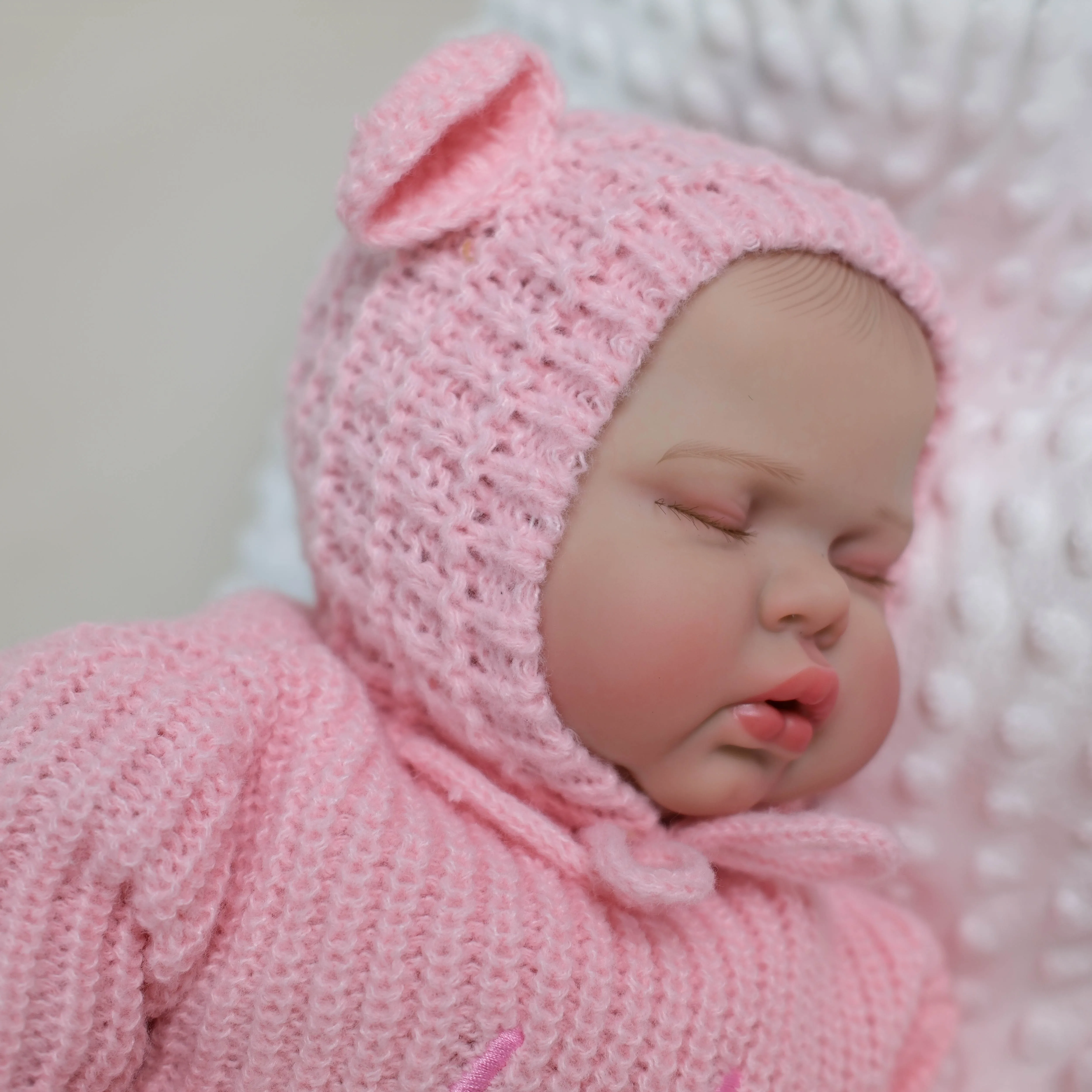 

NPK 19-дюймовая ручная роспись, 3D кожа с видимыми венами, высокое качество, Reborn Pickle, спящие коллекционные художественные куклы для рождественского подарка