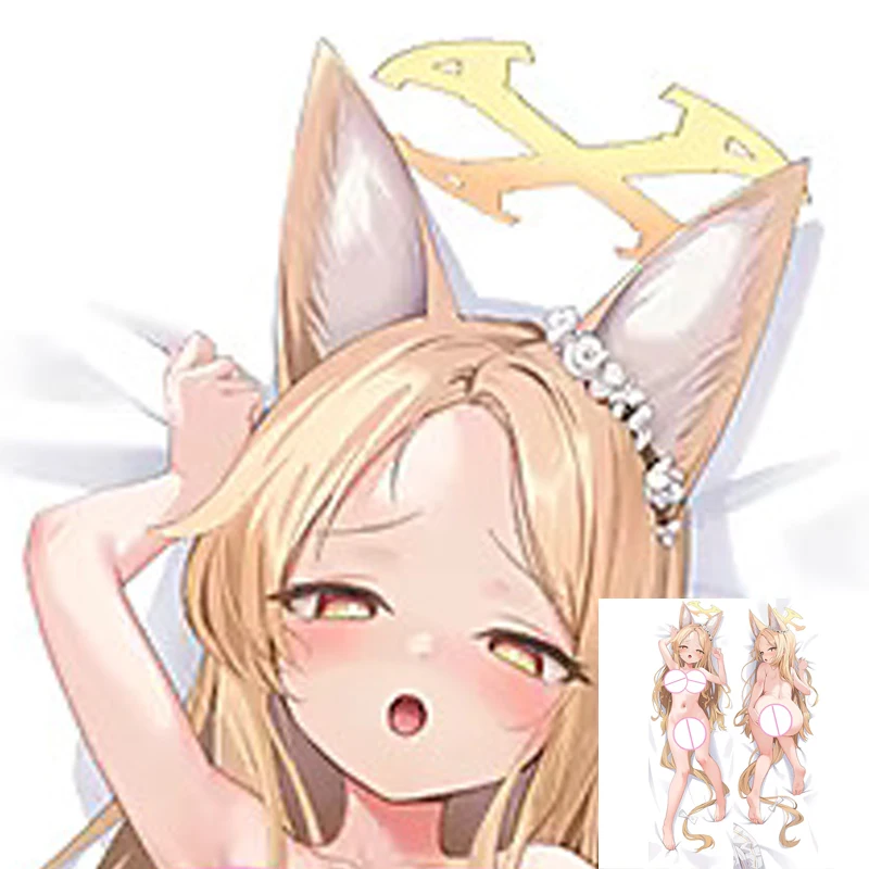 

Dakimakura Anime Pillow Cover Seductive Giant Breasts Double Sided Print 2Way Cushion Cover Xmas Gifts