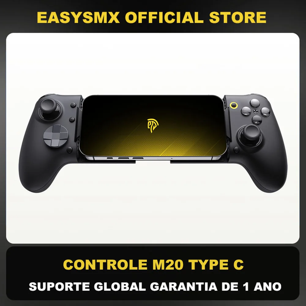 EasySMX M20 Type C Mobile Controller for Android/iPhone 15 Xbox Cloud Gaming, Telescopic Grip Fits Phones/Tablets up to 8.5"