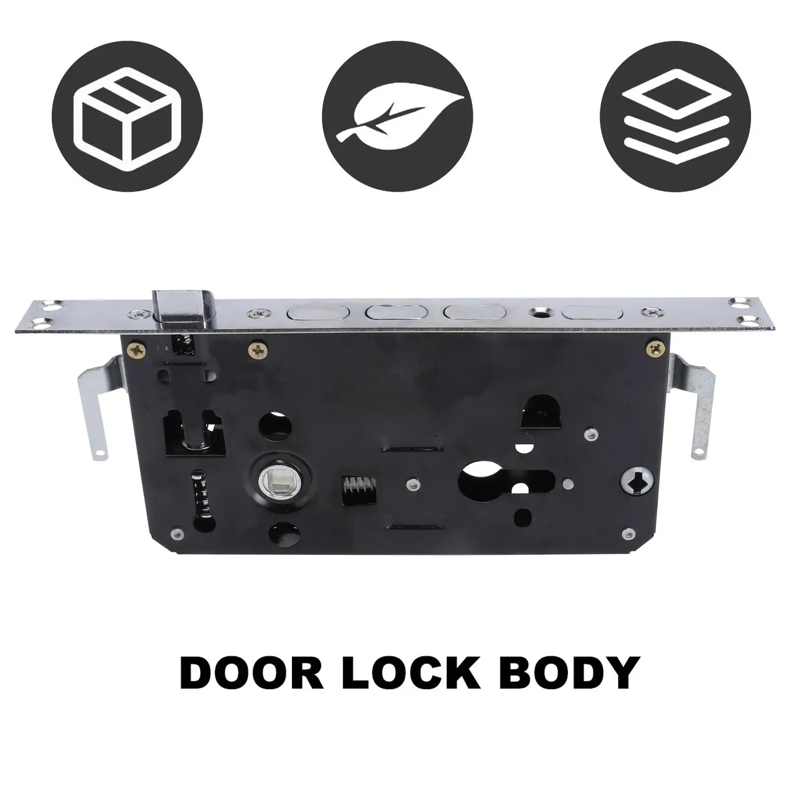 Anti-theft Door Lock Body Easy Adjustment Essential Micro-wave Oven Iron Attractive