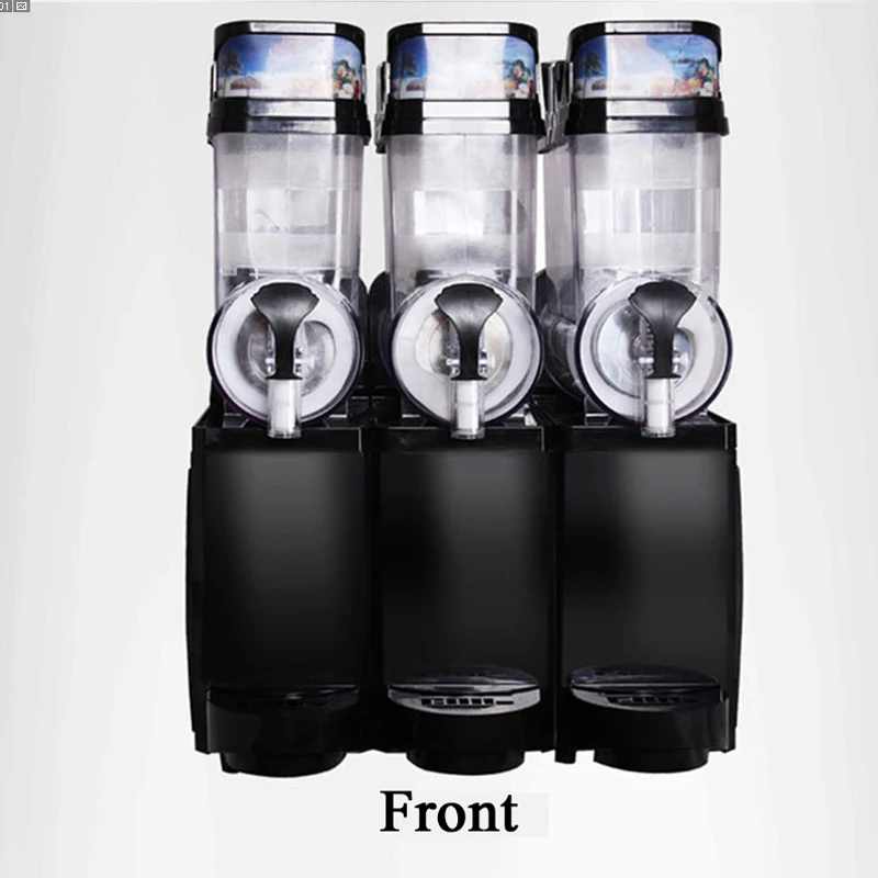 Slushy Machine Bowl Frozen Drink Maker 800W Automatic Clean Day and Night Modes For Cafes Restaurants