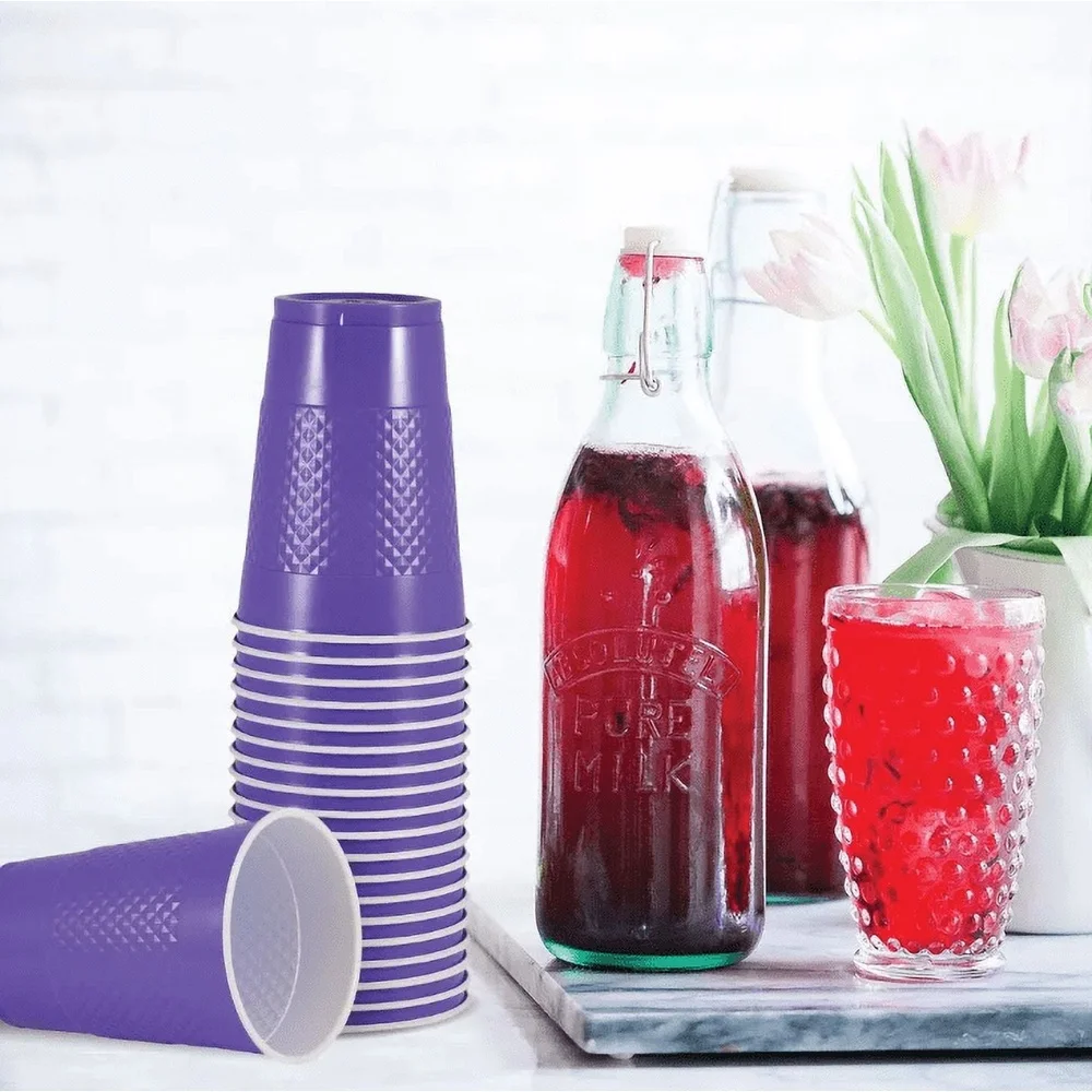 แก้วพลาสติกทนทาน ขนาด 16 ออนซ์ แพ็ค 20 ใบ แข็งแรง ทนทาน ผิวเรียบ เหมาะสำหรับงานปาร์ตี้ งานสังสรรค์ งานอีเว้นท์ ทำความสะอาดง่าย