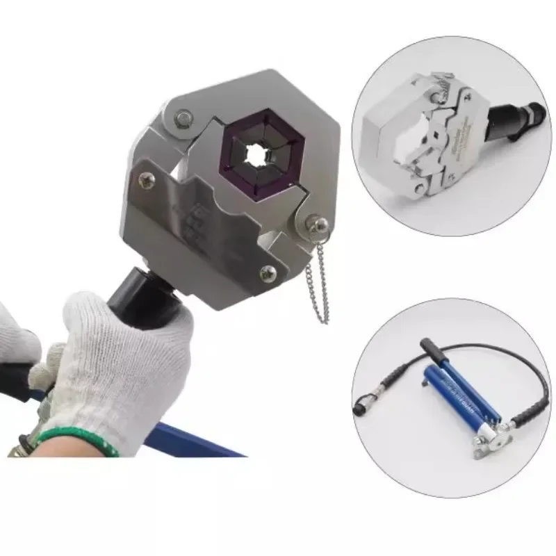 Suitable for Automotive Air Portable Pipe Press Automotive Air Conditioning Press Air Hose Riveter Crimping Clamp BeerPipe