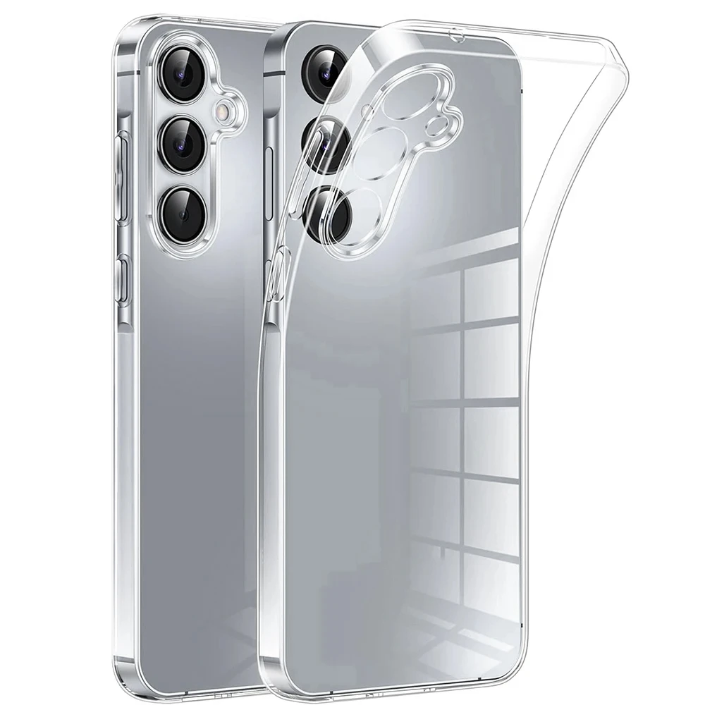 Für Samsung S25 S24 S23 S21 FE S22 Ultra Plus A25 A26 A36 A56 A16 A06 A05 A55 A35 A54 A53 A52 A34 Ultradünne silikon telefon fall
