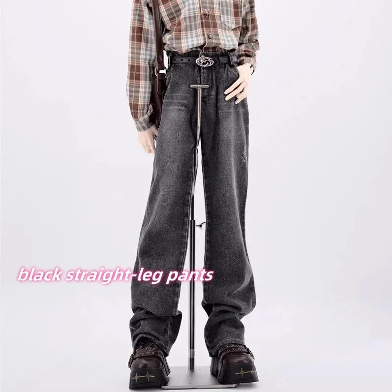 BJD Puppe Jeans Kleidung Blau Mädchen Spielzeug Elegante 1/3 1/4 Boot-cut Hosen Denim Serie Retro Waschen Micro Breite bein Puppe Zubehör – Detail 9