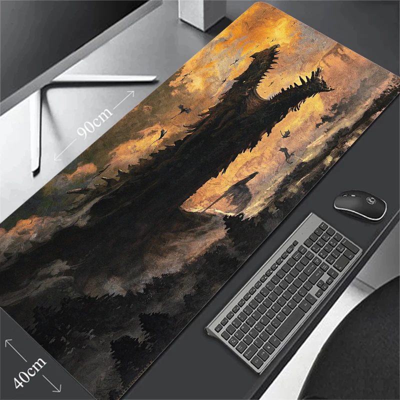 MTG Theme Game Pads Alien Monster Mouse Pad Magic Cool Table Mat Is Suitable for Card Transactions, Anti-Slip Party Game Events