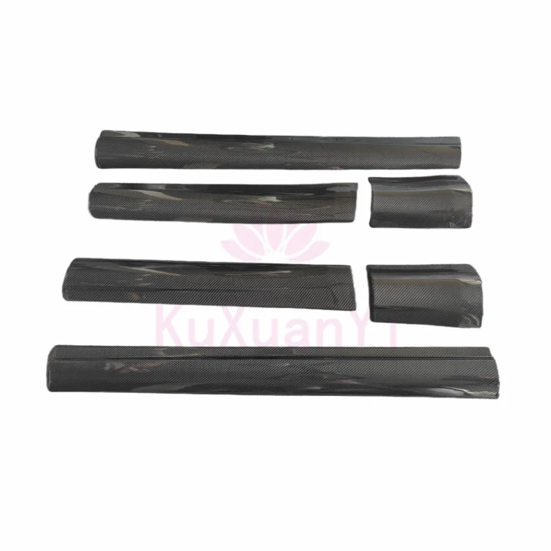 

For 16-19 Masara Levante M Style Carbon Fiber Side Skirt Decorative Body Kit