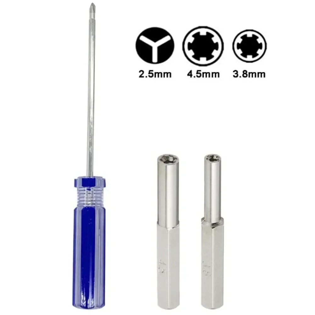 3pcs 3.8mm And 4.5mm Plum Hexagonal Screwdriver Security Tool Bit Gamebit For Nes For N64 For Video Game Systems For GameBoy