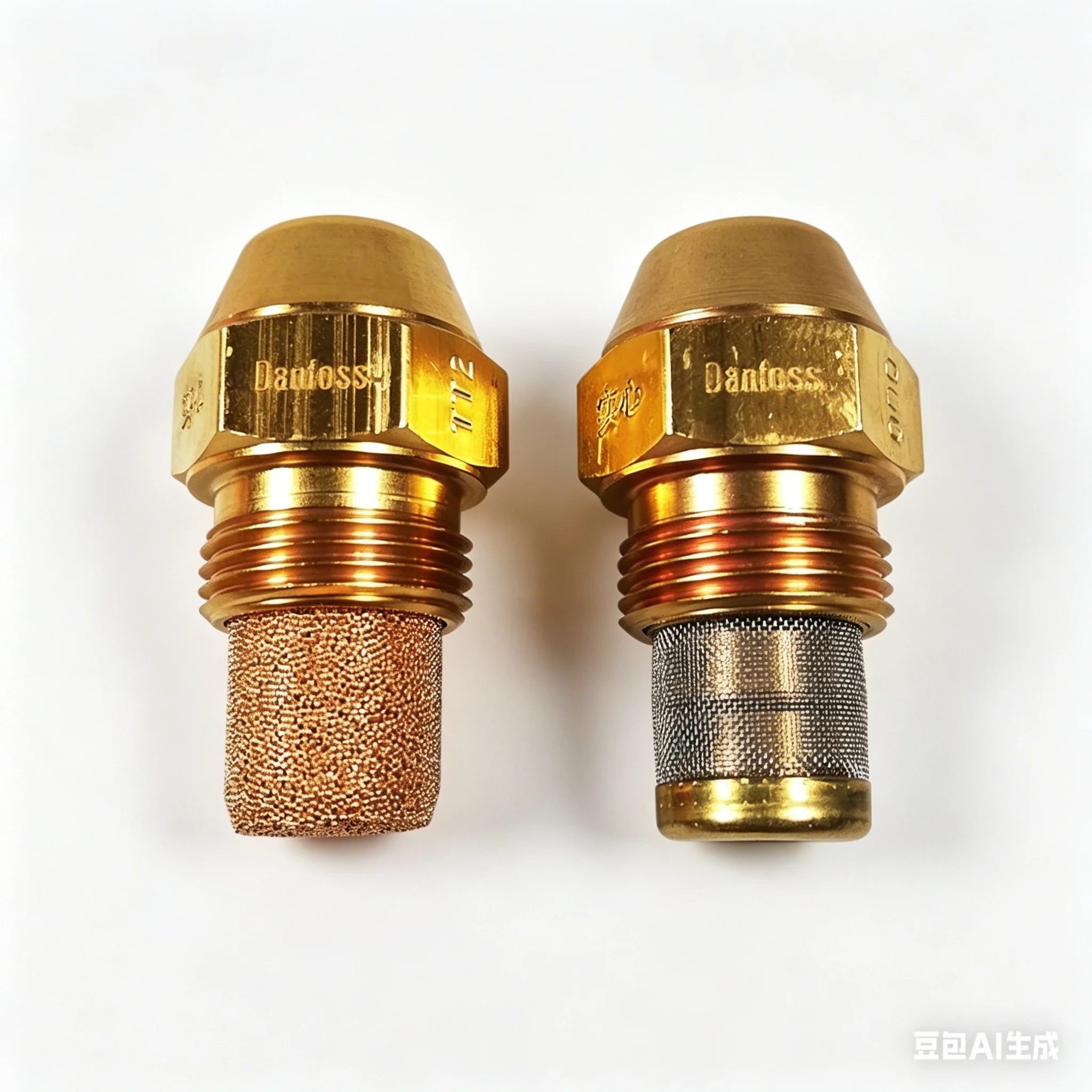 DANFOSS Oil Nozzle Replacement Parts Brass Nozzle Filter Screen Spanner Wrench Methanol Vegetable Oil Burner Nozzle Filter Eleme