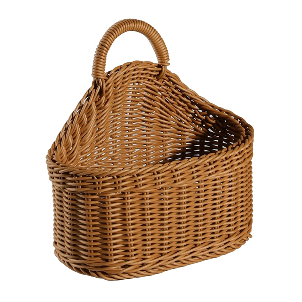 Hanging Woven Storage Basket Kitchen Storage Basket Fruit Sundries Organizer