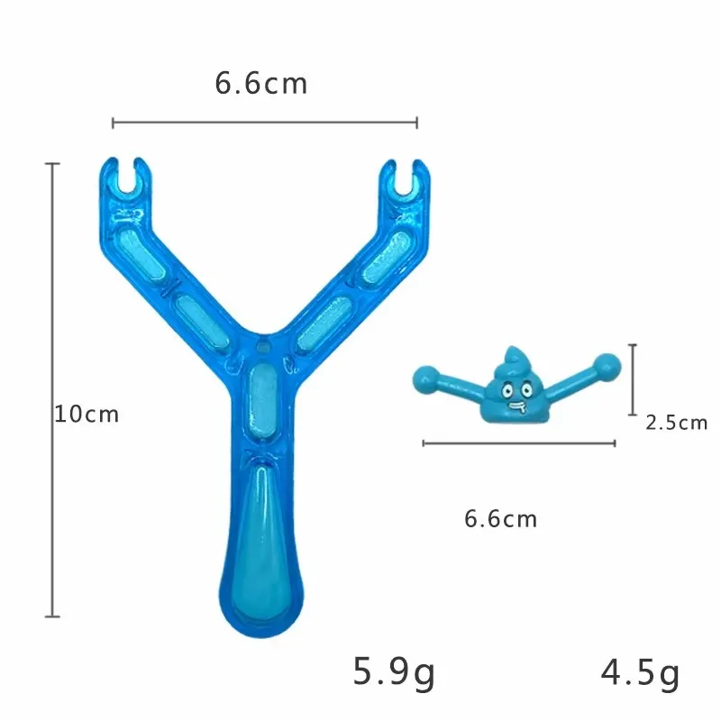 1-10 قطعة مضحك اطلاق النار مقلاع المزحة وهمية أنبوب براز لعبة ضد الإجهاد يوم الأطفال الضغط لعبة هدايا أعياد ميلاد للأطفال