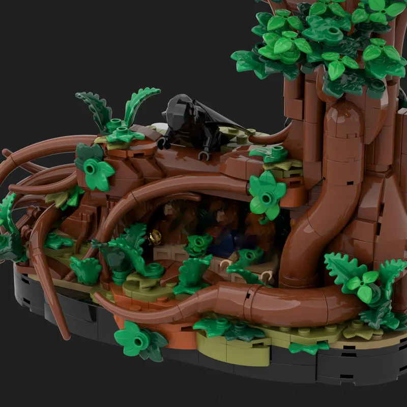 Ring Movie 2025 Nieuw Moc-blokmodel Char Encounter Modulair blok Cadeau Kinderspeelgoed DIY-montageset