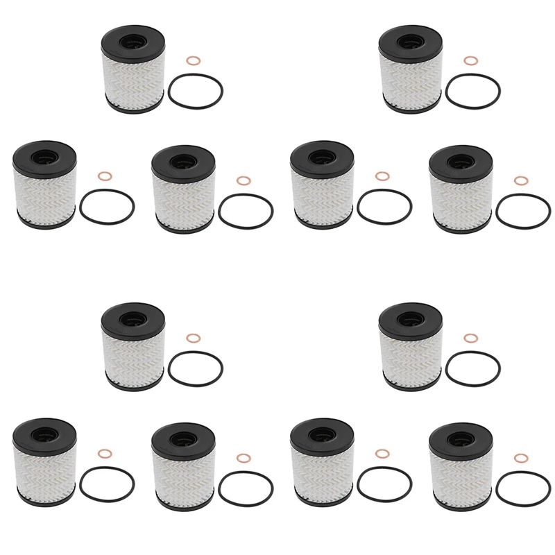 

A48P-11427622446 Set Of 12 Engine Oil Filtrate With O-Ring For BMW Mini Cooper