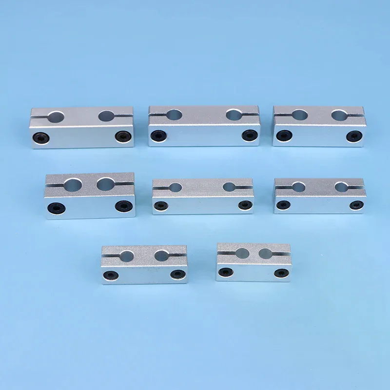 6MM 8MM Pillar Parallel Clamp With The Same Diameter Optical Axis Fixing Steel Pipe Round Frame Connector