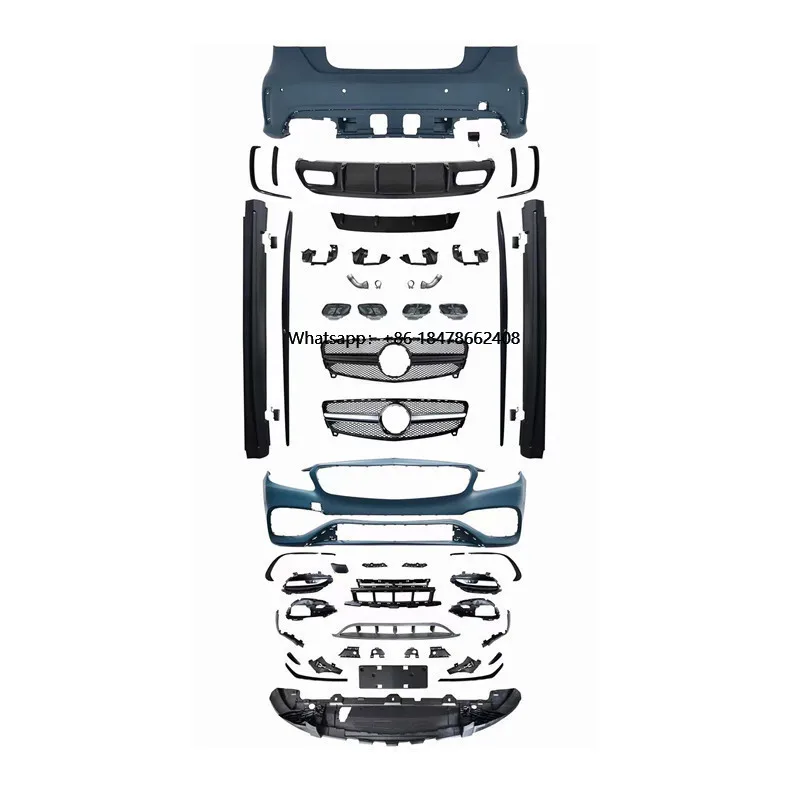 

Custom Style Performance Body Kit Grills Tail Pipe Diffuser Complete A45 Bodykit for A-Class W176 2013-2018