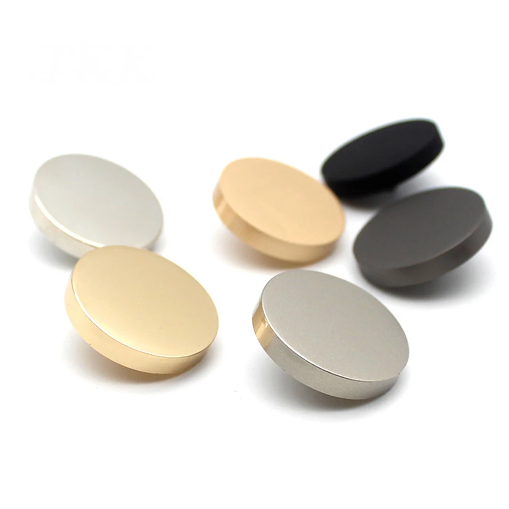 

30Pcs Metal Buttons Alloy Flat Buttons for Sewing Knitting DIY Fashion Clothing Decorative Accessories 18Mm Golden