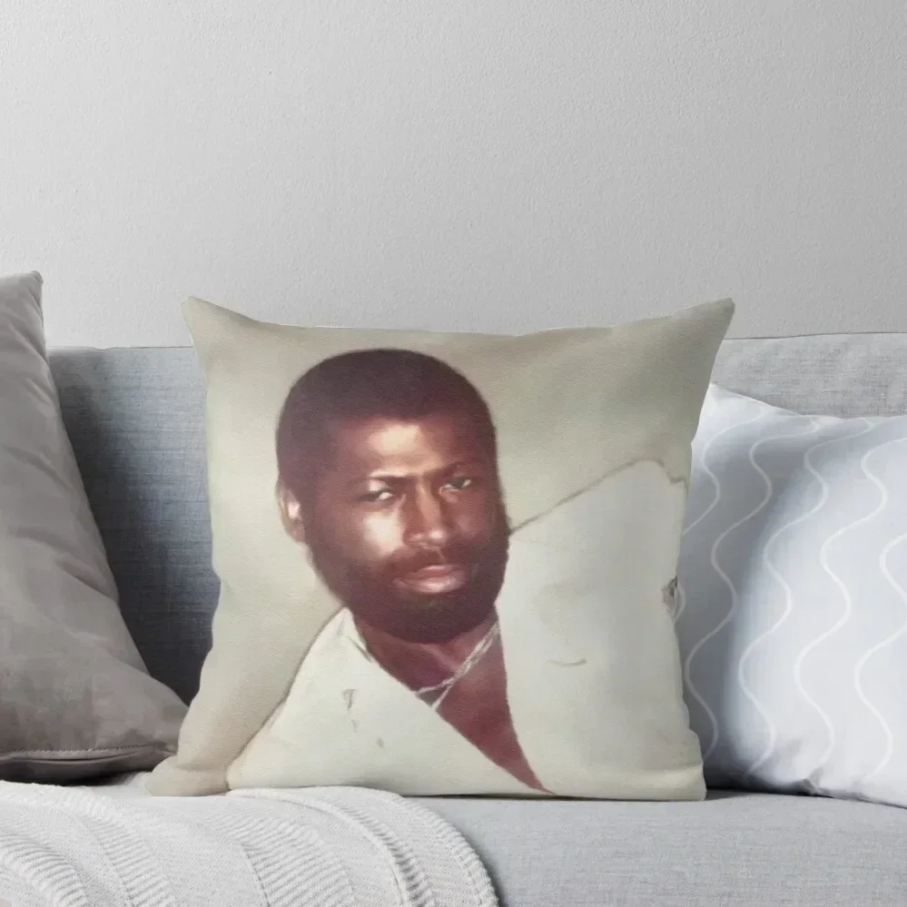 Teddy Pendergrass, Music Legend Throw Pillow Embroidered Cushion Cover luxury throw pillow covers pillow