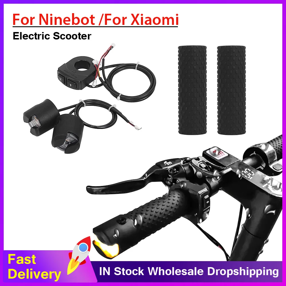 Monorim ML01 Kit Modifited Turn Signals Light Handle Bar Grip for Xiaomi M365 Pro 1S for Ninebot Electric Scooter Handlebar 22mm