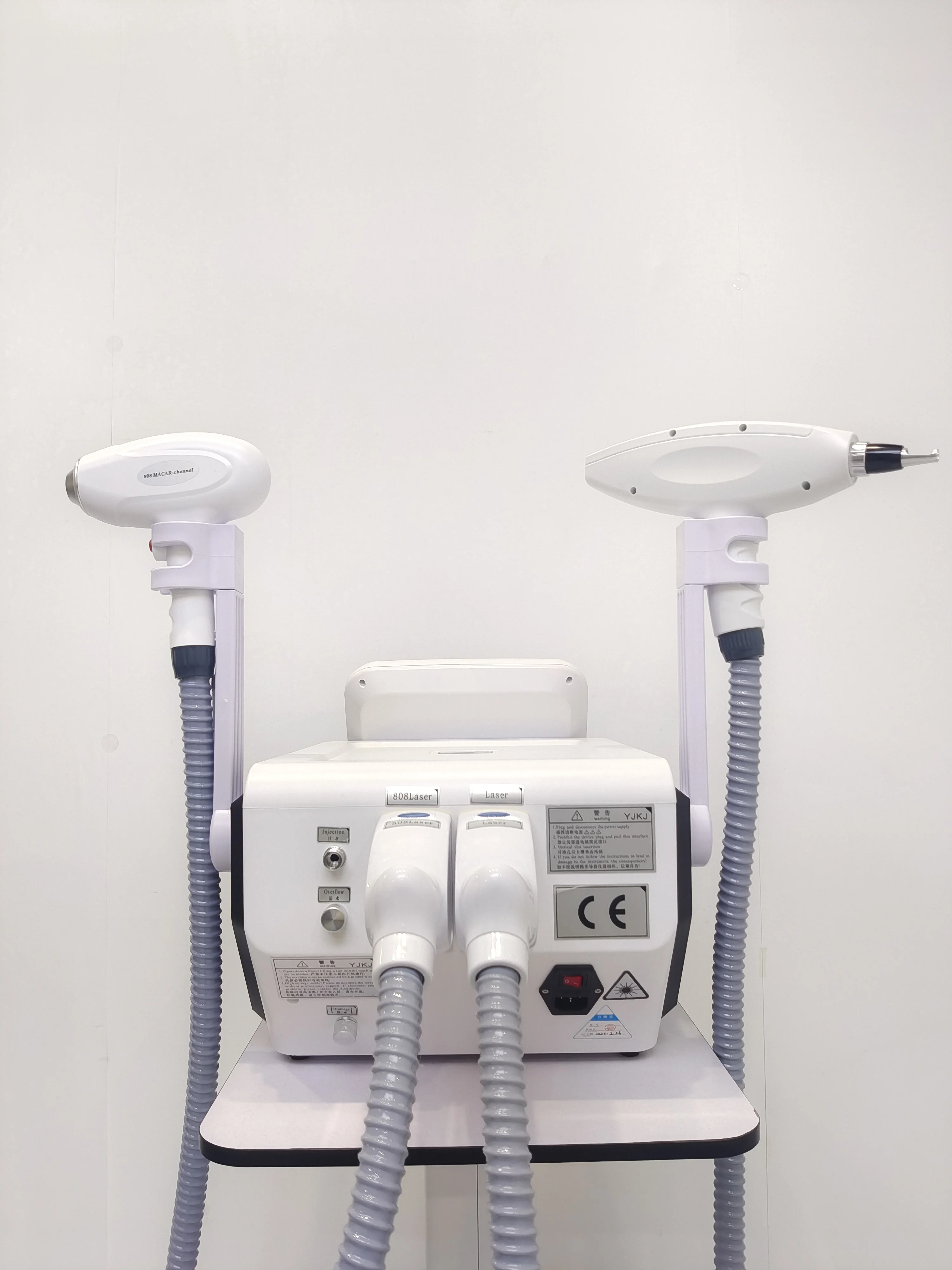 Новый 2в1 4000 Вт диод 808 нм 4-волновой лазер безболезненное удаление волос Уход за кожей 2025 Новейший портативный инструмент для удаления волос