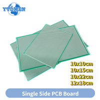 1PCS 10x10 10x15 10x22 12x18cm Single Side PCB Prototype Board DIY Universal Printed Circuit Boards 10*10 10*15 10*22 12*18cm