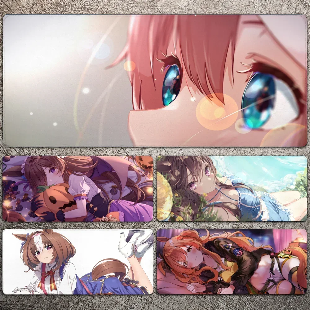 

Pretty Derby Anime Girls Mousepad Large Gaming Mouse Pad LockEdge Thickened Computer Keyboard Table Desk Mat