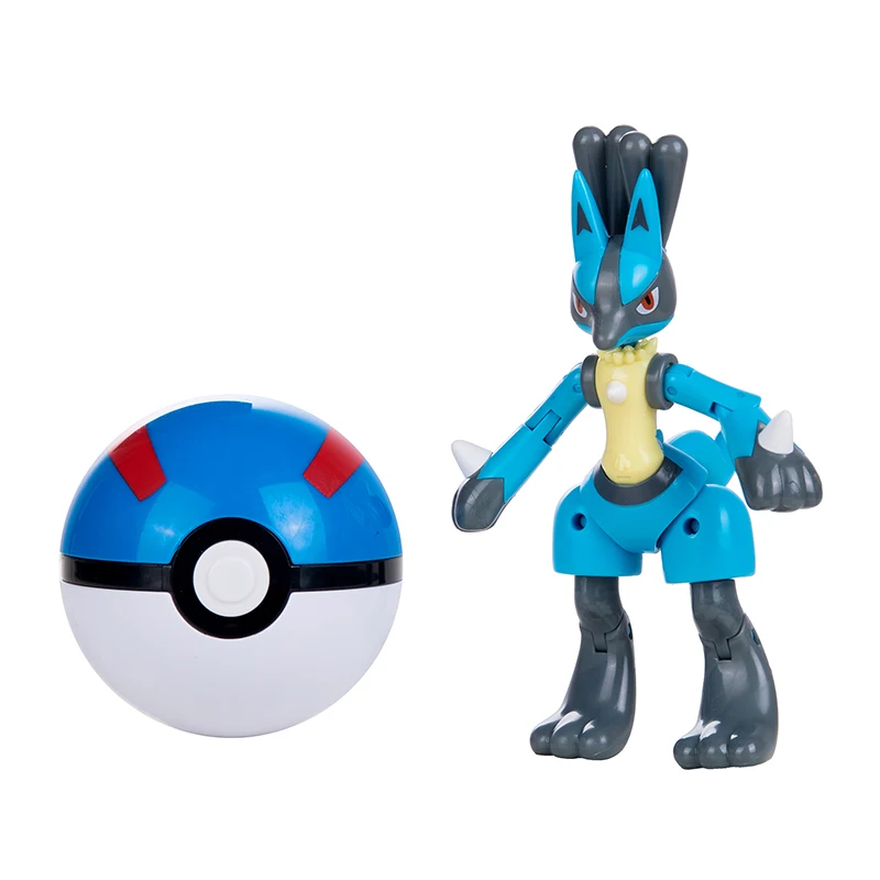 Pokémon bál figur pokeball originální originální deformace hračka pikachu charizard eevee mewtwo lucario kapsa nestvůra modelka dárky