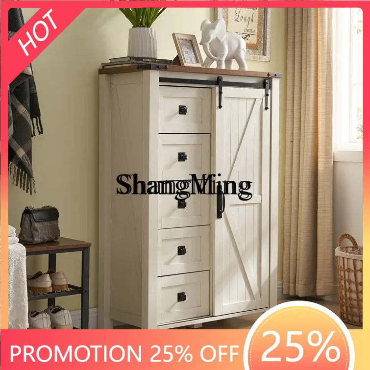

ZYY simple chest of drawers floor-to-ceiling storage bedroom living room rack household wall storage small cabinet
