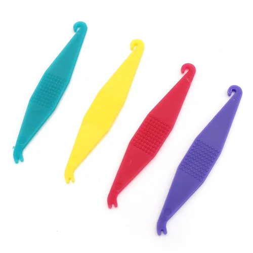 Imagen 2 del producto Gancho de colocación Dental elástico desechable para tirantes, anillo de ligadura, Retractor de ortodoncia para clínica de dentista, 50 unids/lote por bolsa