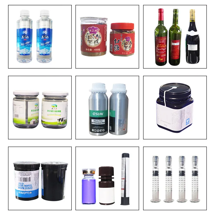 2022 Manual Fast Semi Automatic Adhesive Wine Round Bottle Labeling Machine