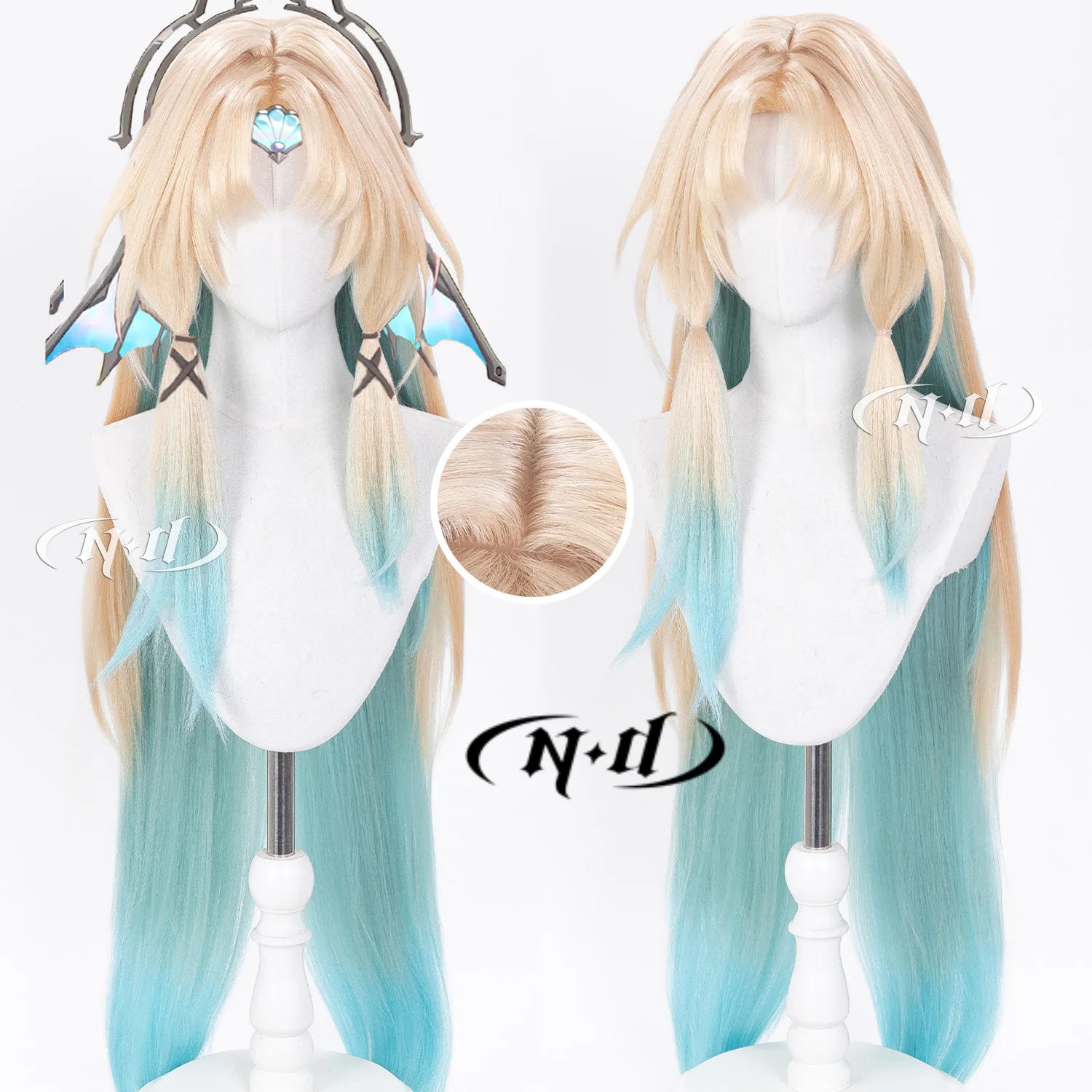 

ND Brand Pearl Honkai: Star Rail Cosplay Wigs Hair Hairpiece for Comic-con Cosplayer Halloween Costume Party Theme