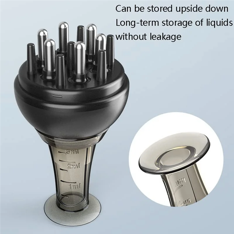 A76G-두피 약물 액체 도포기 두피 마사지 빗 모발 치료 성장 도포기 내구성