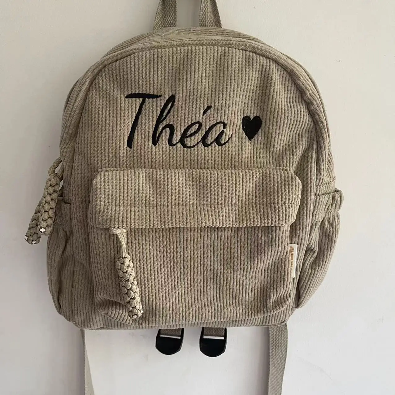 

Personalized Customized High-capacity Corduroy Bags, College Style Travel Bags, Solid Color Campus Bags, Simple And Unique Gifts