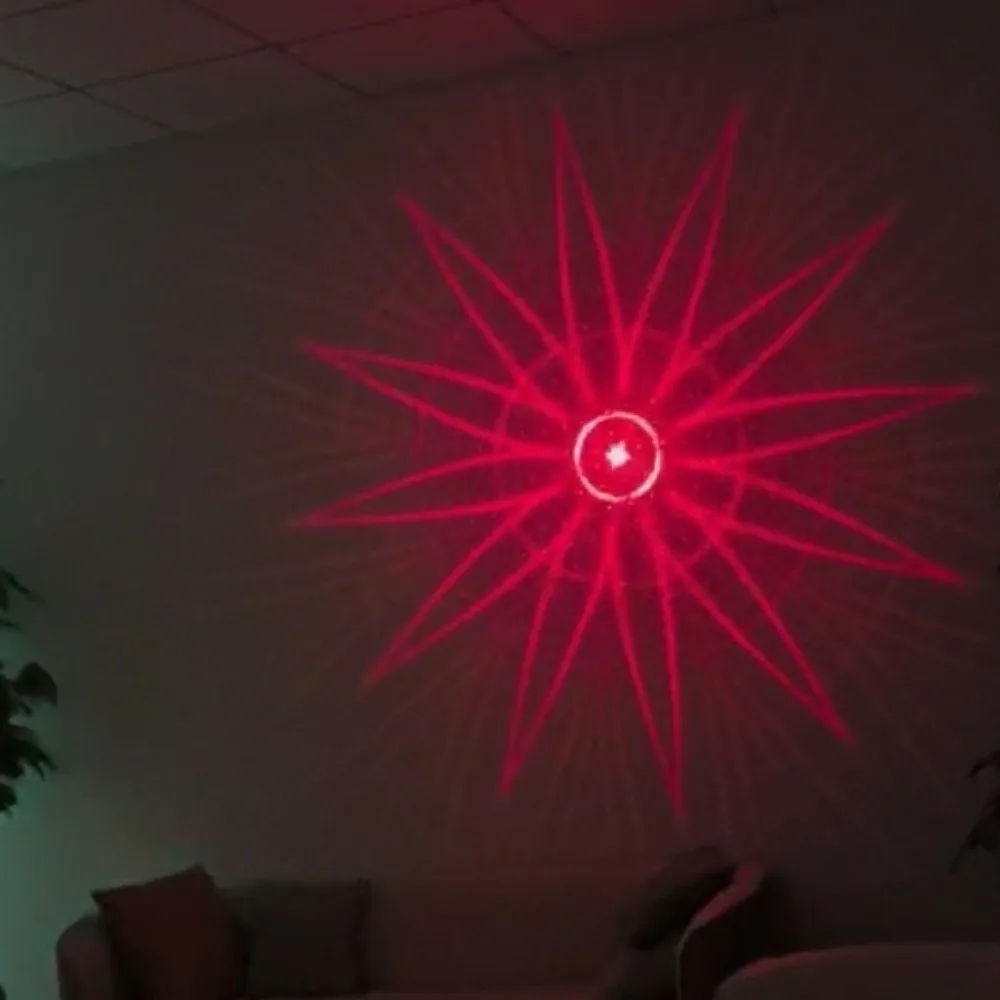 Sound Control Stage Effect Light 68 Pattern Remote Control Disco Party Light Creative with Bracket Mini Beam Light Club Party