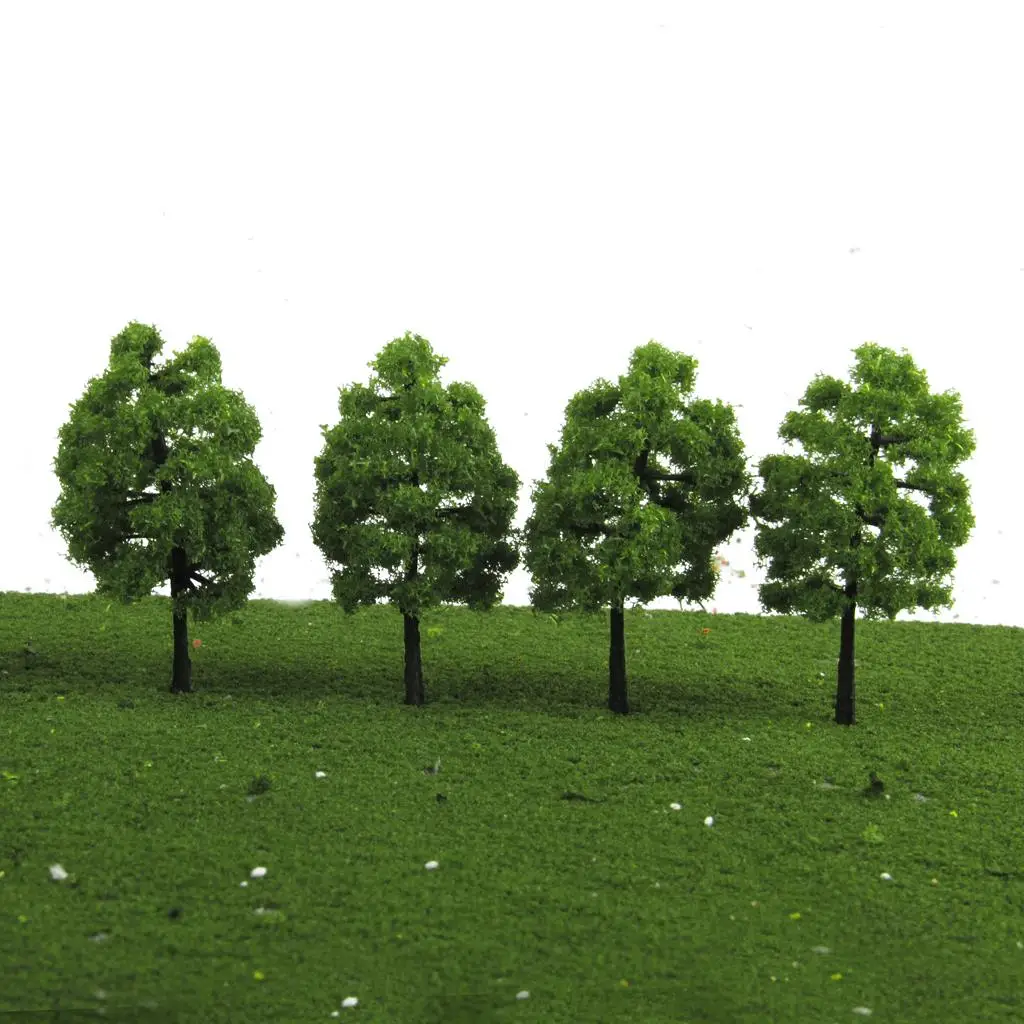 Tree Model Scenery 1 to 100 Scale Greenery Miniature Trees for Architecture Landscape Building