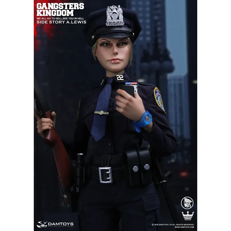 DAMTOYS Echte mobiele pop-serie Originele verhalen Anne Lewis, vrouwelijke politieagent 1/6 afgewerkt beweegbaar model Prachtig speelgoed