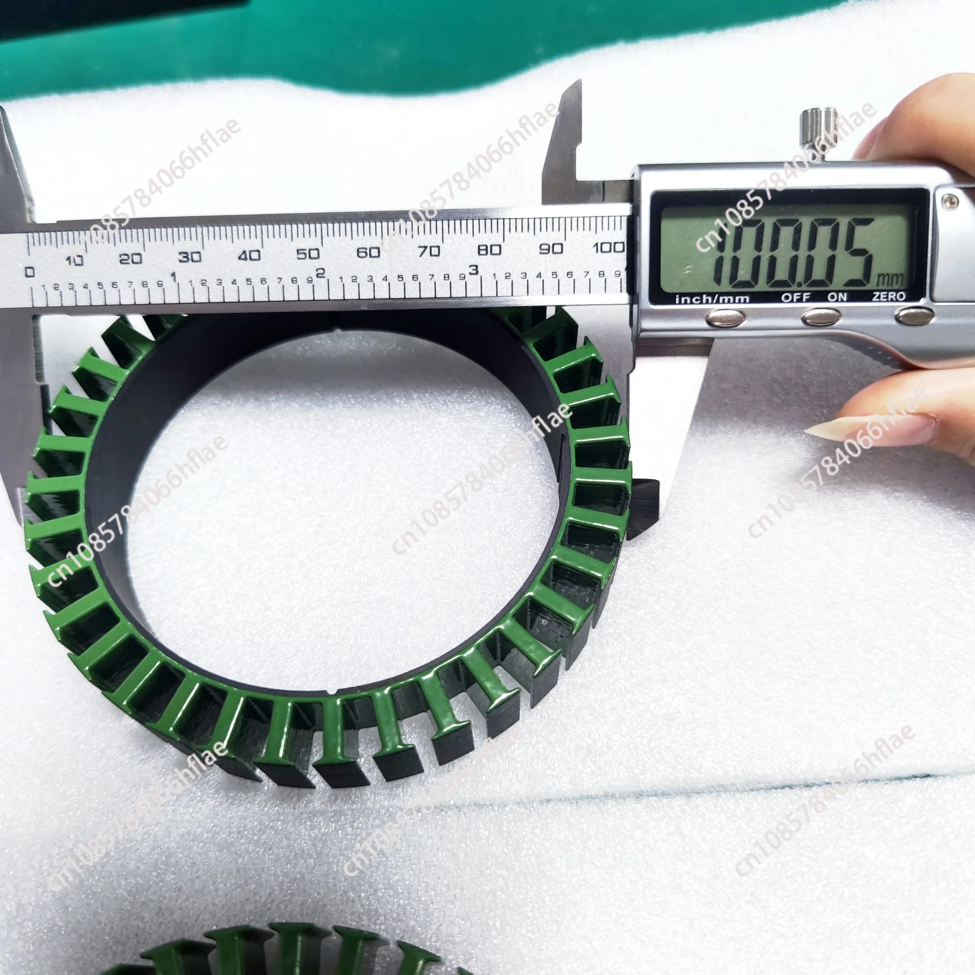 10020 Large-Diameter Disc-Type Brushless DC Motor Generator Stator Core Silicon Steel Sheet 36N42P