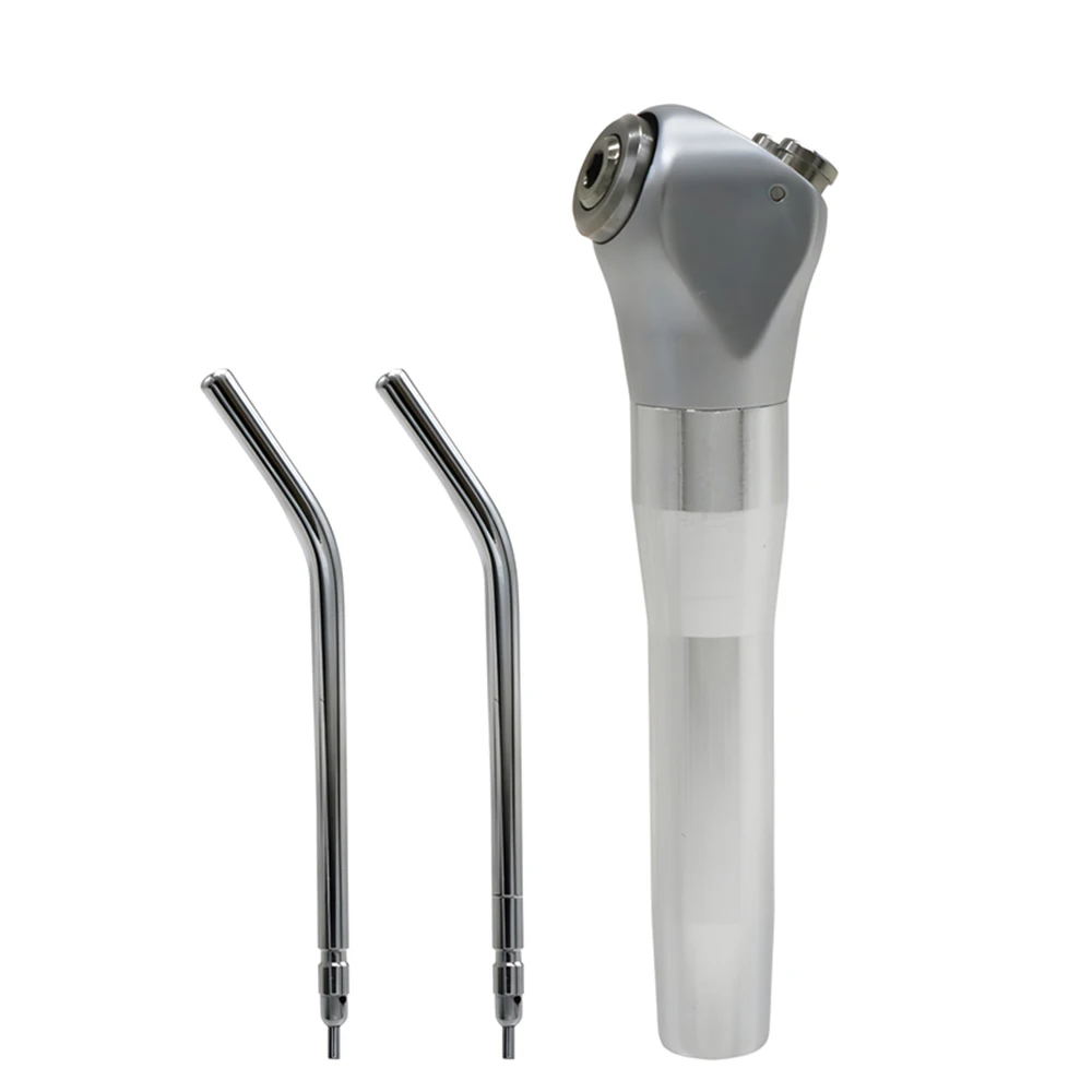 Dental Air Water Spray Triple 3 Way Syringe Handpiece with 2 Nozzles Tips Tubes For Dental 3 Way Air Water Spray Triple Syringe