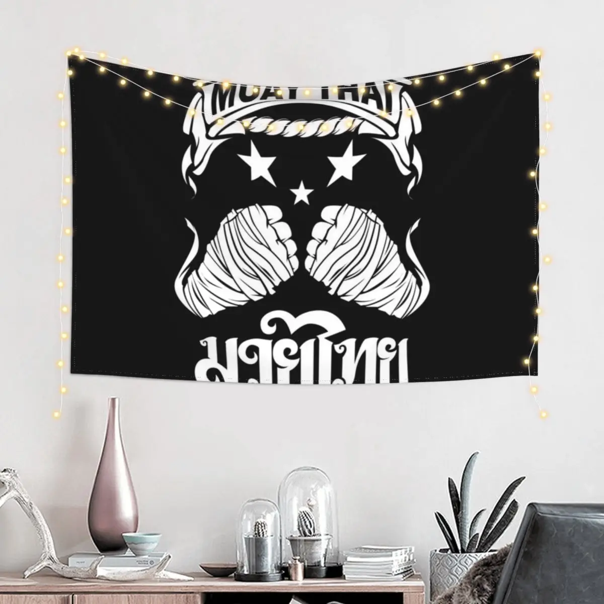 

Muay Thai The Fist of King - Thailand Martial Art Tapestry Japanese Room Decor Bedrooms Decor Home Decor Accessories Tapestry