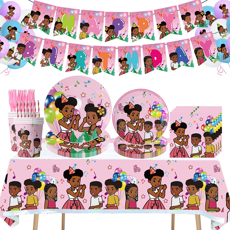 Hot TV Gracie Corner Theme Birthday Party Cake Topper Decoration Paper Tableware Gracie Balloons Backdrop Gracie Party Supply