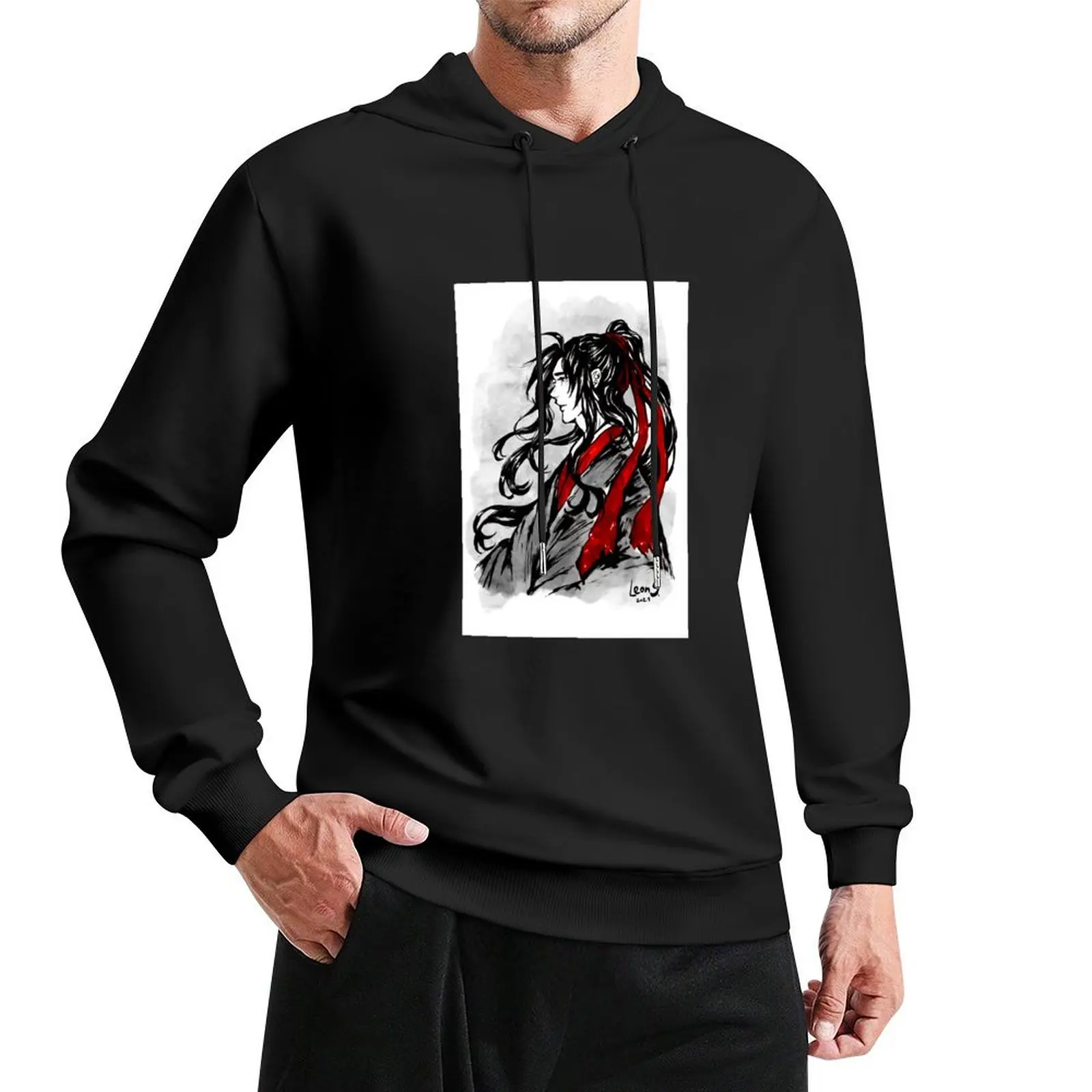 

Wei Ying Pullover Hoodie aesthetic clothing men clothes men's winter sweater graphic hoodie