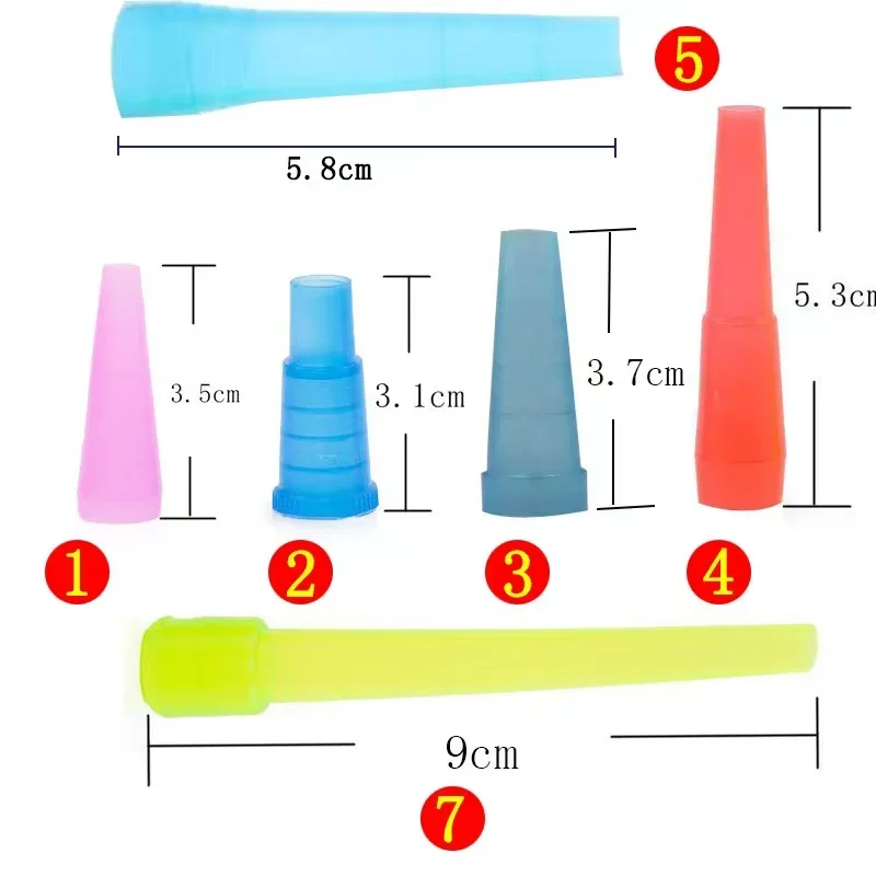 100pcs Colorful Mouth Tips Accessories Disposable Mouthpieces For Shisha Hookah Water Pipe Sheesha Chicha Narguile Hose pipe