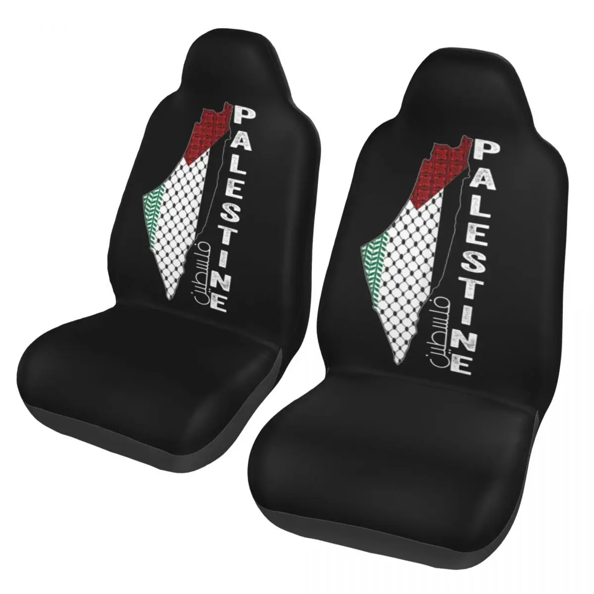 Keffiyeh Thobe Pattern Universal Car Seat Cover Four Seasons Suitable For All Kinds Models Arabic Seat Covers Polyester Fishing