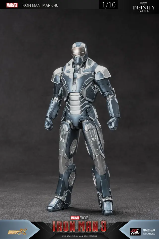 1:10 ZD Toys Iron Man MK38 Igor MK25 Striker MK26 Gamma MK36